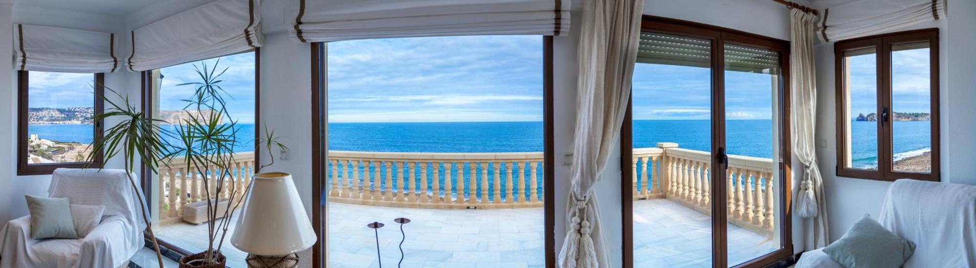 Mar-Beach Front Apartment In Xabia Bagian luar foto