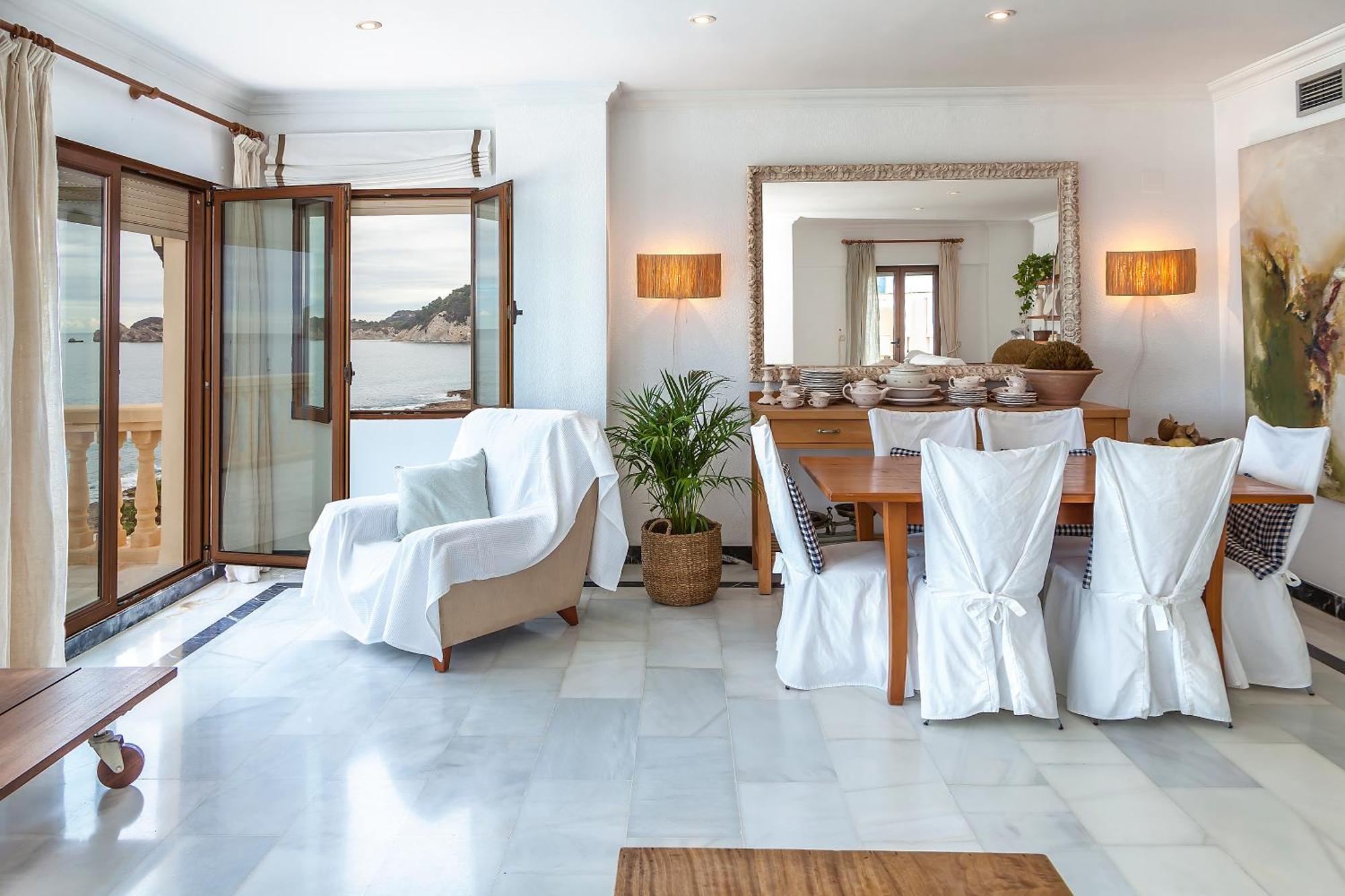 Mar-Beach Front Apartment In Xabia Bagian luar foto