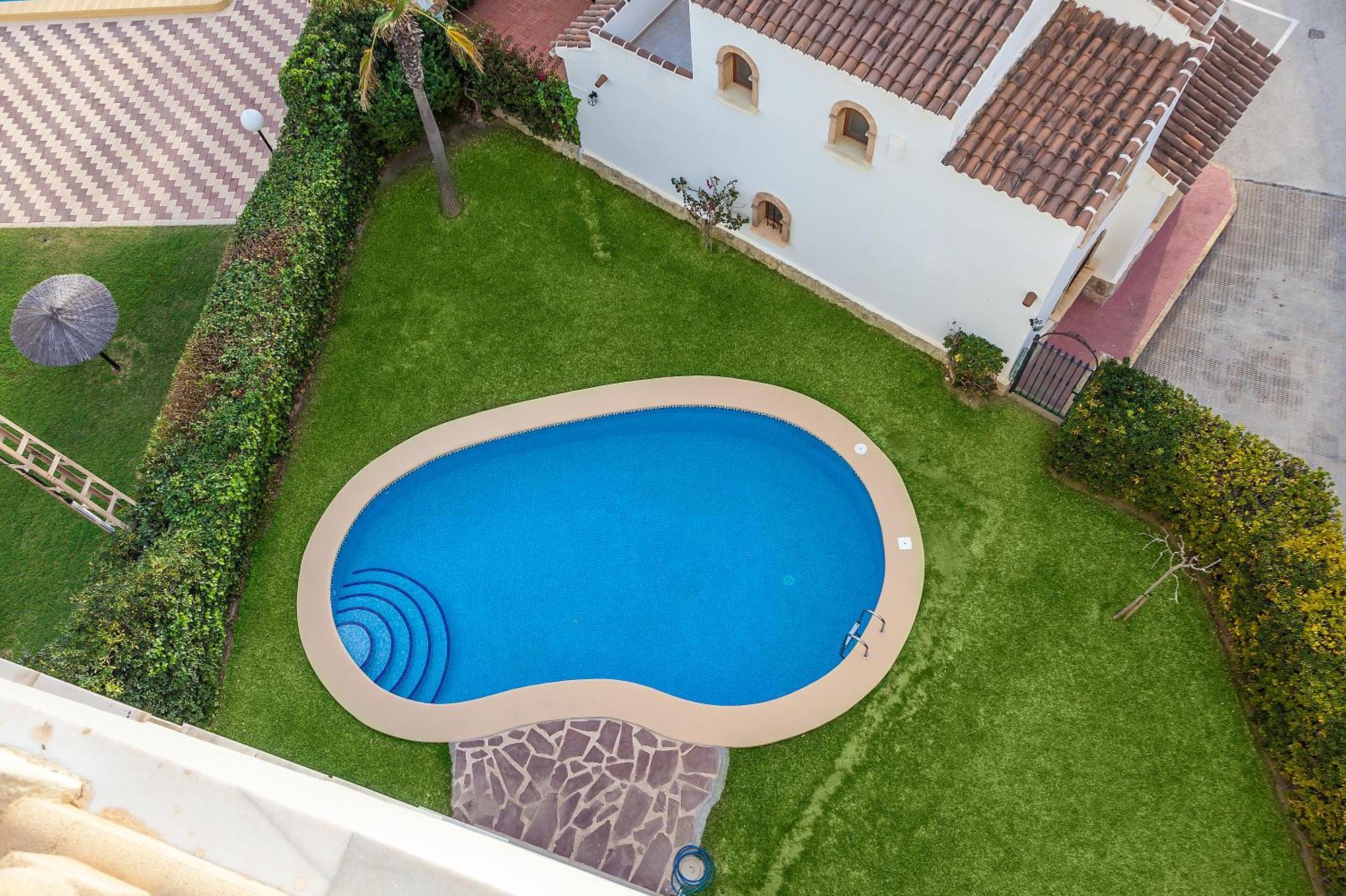 Mar-Beach Front Apartment In Xabia Bagian luar foto